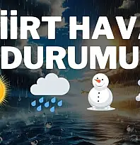 Siirt'te önümüzdeki 5 gün yağış olacak mı? İşte 5 günlük hava durum tahmini