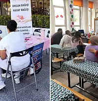 Siirt'te organ bağışı farkındalığı için iki noktada bilgilendirme çalışması