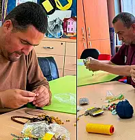Siirt'te Özel Bireyler Takı Yapım Etkinliğinde Yeteneklerini Sergiledi