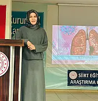 Siirt'te sağlık çalışanlarına verem farkındalık eğitimi verildi