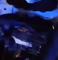 Siirt'te Sürcüsünün Direksiyon Hakimiyetini Kaybettiği Otomobil Ağaca Çarparak Durabildi