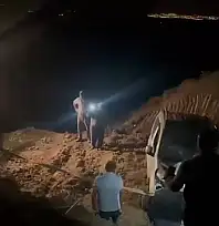 Siirt'te Sürücünün Uyuyakalmasıyla Takla Atan Araç Devrildiği Yerden Çıkarıldı
