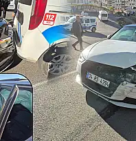 Siirt'te Zincirleme Kaza: Polis Aracının da Aralarında Olduğu Üç Araç Çarpıştı