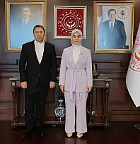 Siirt TSO Başkanı Güven Kuzu, Bakan Göktaş'ı ziyaret etti