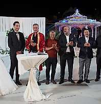 Siirt TSO Başkanı Güven Kuzu, İrem ve Bünyamin'in Nikâhına Şahitlik Etti
