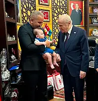 Siirt Ülkü Ocakları İl Başkanı Dr. Kadir Ekin, Devlet Bahçeli'yi Ziyaret Etti