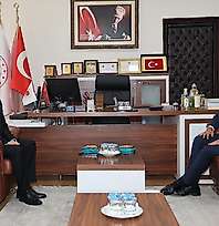 Siirt Valisi Dr. Kemal Kızılkaya'dan Siirt Cumhuriyet Başsavcısı Yasin Coşkun'a Yeni Adli Yıl Ziyareti