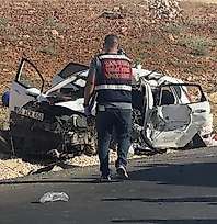 Siirtli Ailenin Gaziantep'te Geçirdiği Feci Kazada 2 Kişi Ölü 4 Kişi Yaralandı