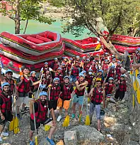 Siirtliler Manavgat'ta Rafting Heyecanında Buluştu