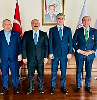 Solmaz, Gündüz ve Erdem Ankara'da Bakan Yardımcısı Tarıkdaroğlu ile Görüştü