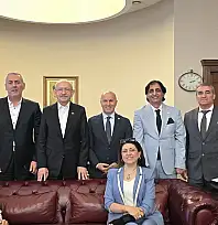 Uluslararası Basın Konfederasyonu Heyeti, CHP Genel Başkanı Kemal Kılıçdaroğlu'nu Ziyaret Etti