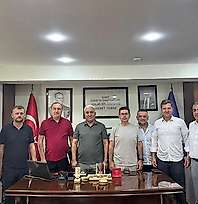 YENİ Parti İzmir Milletvekili Deniz Yücel ve Isparta Milletvekili Hikmet Yalım Halıcı, Siirt Esnaf ve Sanatkarları Odaları Birliği Başkanı Hikmet Yılmaz'ı Ziyaret Etti