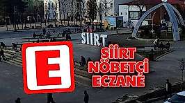 Siirt'te 13 Eylül 2026 Pazar Nöbetçi Eczaneler