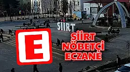 Siirt'te 21 Aralık 2025 Pazar Günü Nöbetçi Eczaneler - Siirt Nöbetçi Eczaneler