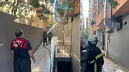 Siirt'te Baca Yangını Büyümeden Söndürüldü