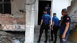 Siirt'te Metruk Binada Yangın