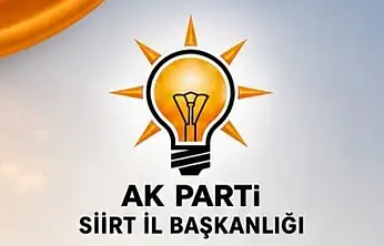 AK Parti Siirt İl Başkanı Abdulhekim Gider İçin Karşılama Programı Düzenlenecek