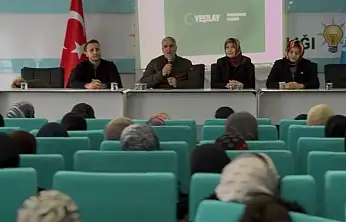AK Parti Siirt İl Kadın Kolları'ndan bağımlılıkla mücadele semineri