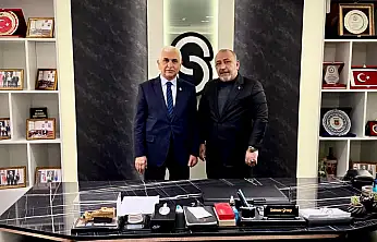 AK Parti Siirt Milletvekili Mervan Gül'den Solmaz Group Yönetim Kurulu Başkanı Seyithan Solmaz'a ziyaret