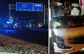 Alanya'da Siirtli firmaya ait yolcu otobüsü yayaya çarptı: 1 ölü