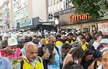 Ankara'daki KHK Eylemine Siirt'ten Destek Veren Üyelere Polis Müdahale Etti