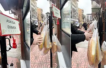 Askıda ekmek geleneği Siirt'te sürüyor