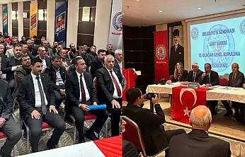 Belediye-İş Sendikası Siirt Şubesi'nin 13. Olağan Genel Kurulu gerçekleştirildi