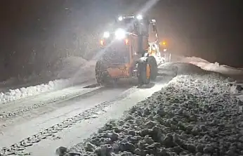 Bitlis- Siirt  yolu yoğun kar yağışı nedeniyle ağır vasıtalara geçici trafik yasağı