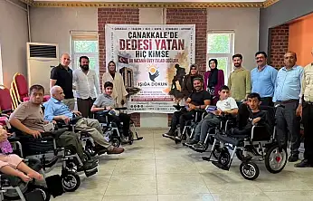 Eruh'ta 10 İhtiyaç Sahibine Akülü Tekerlekli Sandalye Desteği