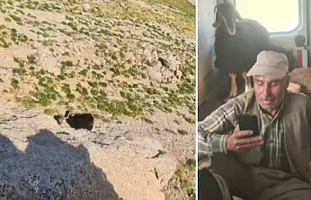 Eruh'ta Kayalıklarda Mahsur Kalan Küçükbaş Hayvanlar 9 Gün Sonra Kurtarıldı