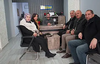 Eş başkanlardan Artı Siirt Haber Ajansı'na ziyaret