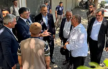 Eyüp Eroğlu ve Abdulhakim Gider Şirvan'da Teşkilatla Buluştu