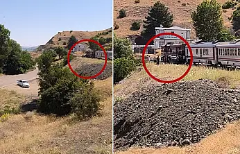 Güney Kurtalan Ekspresi Hemzemin Geçitte Araca Çarptı: Kaza Anı Kamerada