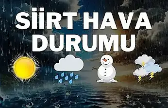 Güneydoğu'ya Kar Alarmı: Siirt'te Çarşamba Günü Yoğun Kar Yağışı Bekleniyor! İşte 5 Günlük Siirt Hava Durumu