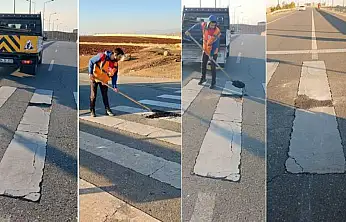 Haberimiz Ses Getirdi: Siirt Çevre Yolu'ndaki tehlikeli çukurlar kapatıldı!