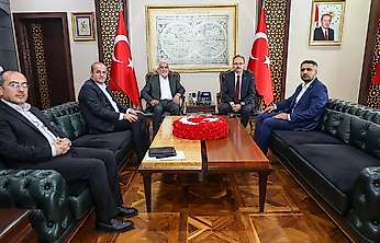 HÜDA PAR Genel Başkanı Yapıcıoğlu'ndan Siirt'te Vali Kızılkaya'ya Ziyaret