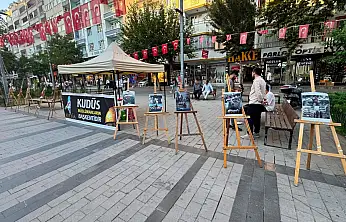 HÜDA PAR Siirt İl Başkanlığı'ndan Filistin'e Destek Standı