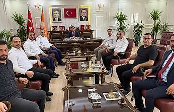 Hüseyin Şansi'den AK Parti Siirt İl Başkanı Abdulhekim Gider'e Hayırlı Olsun Ziyareti