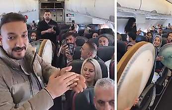 İstanbul Uçağında Siirt Rüzgârı Esti: Türkçe, Kürtçe ve Arapça Şarkılarla Coşkulu Anlar