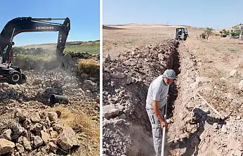 Kayabağlar Beldesi'nde İçme Suyu ve Kanalizasyon Altyapı Çalışmaları Sürüyor
