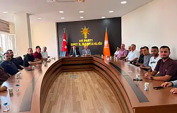 Kızılay Ailesinden AK Parti Siirt İl Başkanı Abdulhekim Gider'e Hayırlı Olsun Ziyareti