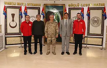 Kızılay'dan Siirt İl Jandarma Komutanlığı'na Teşekkür Ziyareti