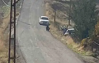 Siirt Kurtalan'da maddi hasarlı kaza