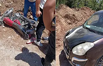 Kurtalan'da Otomobil ile Motosiklet Çarpıştı: 1 Yaralı