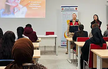 Kurtalan Kız Yurdunda 'Kadına Yönelik Şiddetle Mücadele' Semineri Düzenlendi