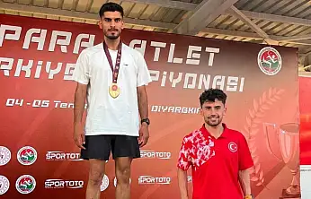 Para Atletizm Türkiye Şampiyonası'nda Siirtli Musa Elçi, Atletizm Türkiye Şampiyonu Oldu