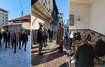 Pervari Belediyesi'nden sahada kar mesaisi ve halk ziyareti