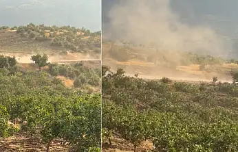 Pervari'de Yol Çalışması Tepkisi: Fıstık Bahçeleri Toz İçinde Kaldı