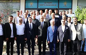 Sağlık Bakanı Memişoğlu, AK Parti Siirt Teşkilatıyla Bir Araya Geldi