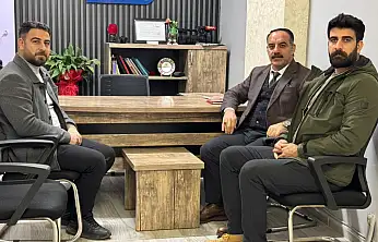 Sağlık-Sen Siirt Şube Başkanı Vesim Eviz'den Artı Siirt Haber Ajansı'na Ziyaret